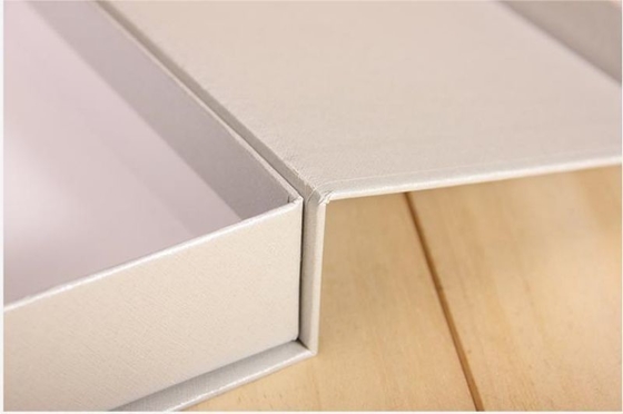 Creative Magnetic Lid Closed Clamshell Book Box Grey Cardboard For Men'S Underwear