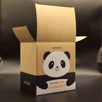Ecoの友好的なRecyableクラフトの波形の郵便利用者の荷箱のマット ホイル